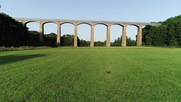 Floor photograph of Pontcysyllte Aqueduct